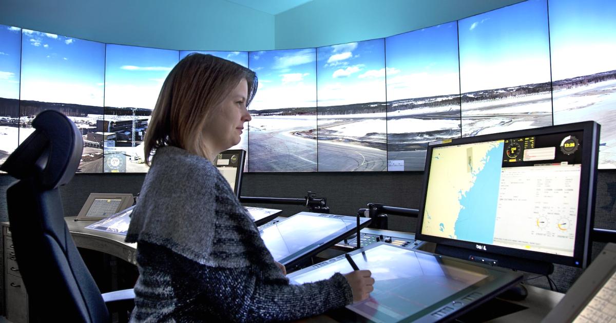 Sweden has approved a remote tower center at Sundsvall, which will control an airport 62 miles away. (Photo: LFV)