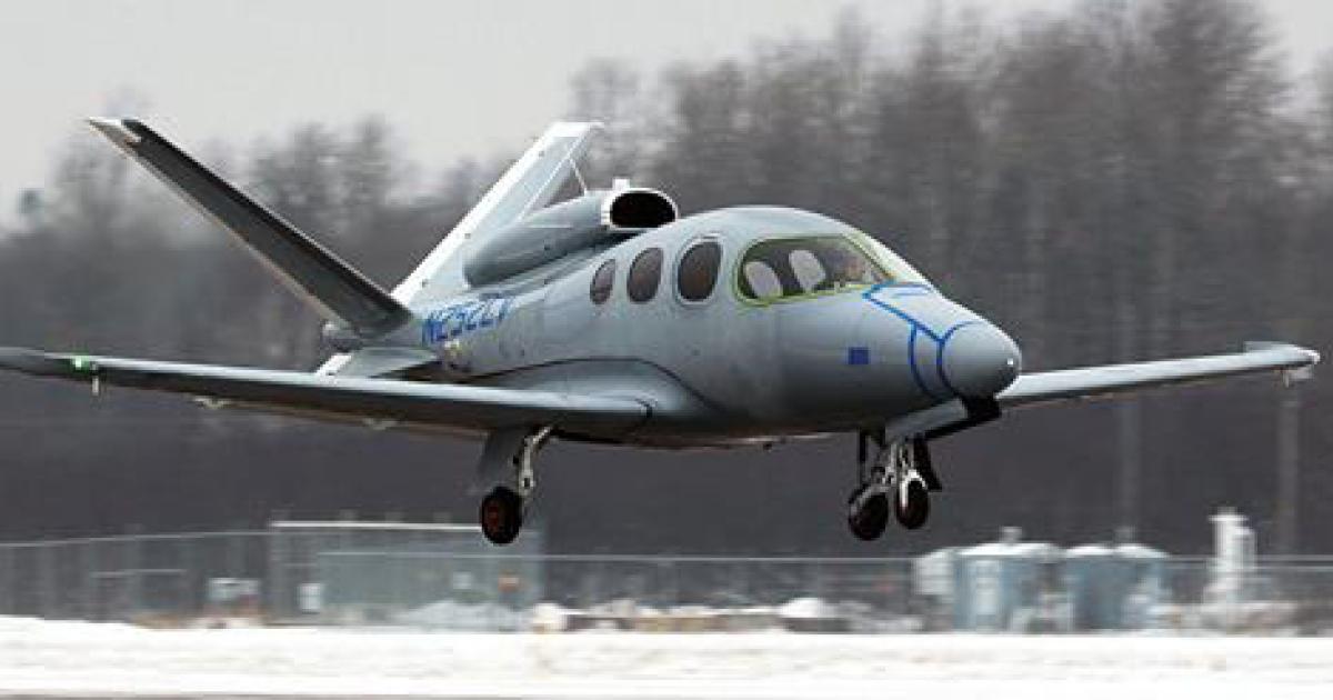 Cirrus has flown the third conforming prototype of its SF50 Vision single-engine jet, the third airframe to join the flight test program.