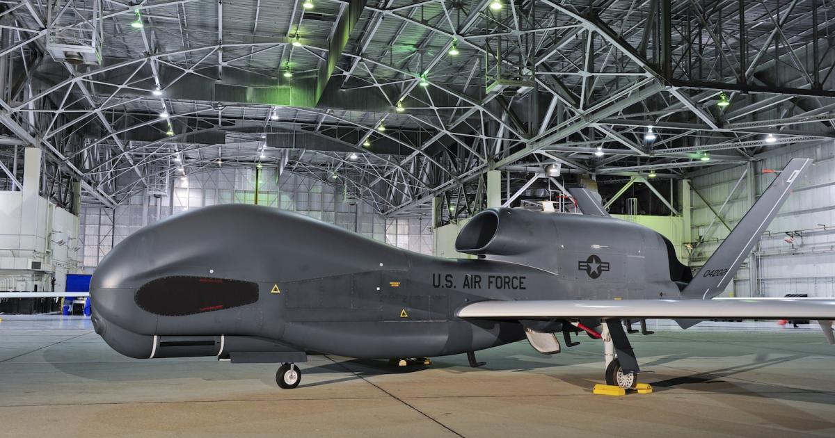 Japan's Ministry of Defense has chosen the RQ-4 Global Hawk through its type selection process, the manufacturer said. (Photo: Northrop Grumman)
