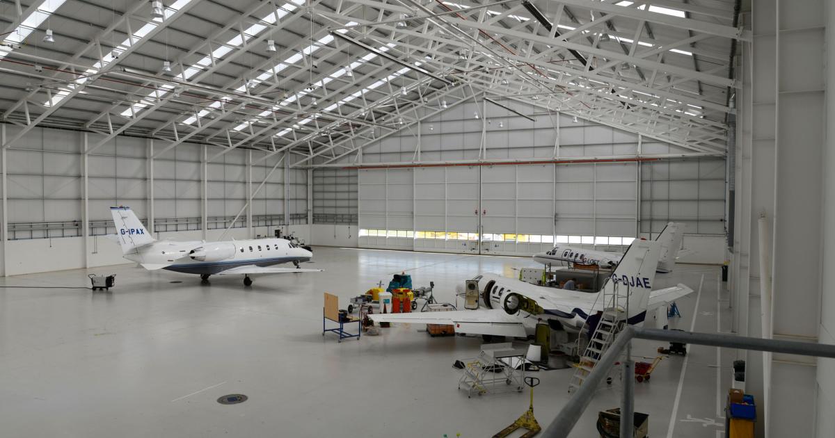 Marshall Aviation was awarded a 20-year lease to operate the former Euro Jet FBO at at the UK's Birmingham Airport. The facility includes 27,000 sq ft of available hangar space for based and transient aircraft up to a Bombardier Global.