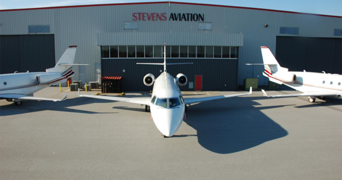 Having recently added the G200 to its maintenance capabilities, Stevens Aviation is inspecting 20 of the type for a customer.