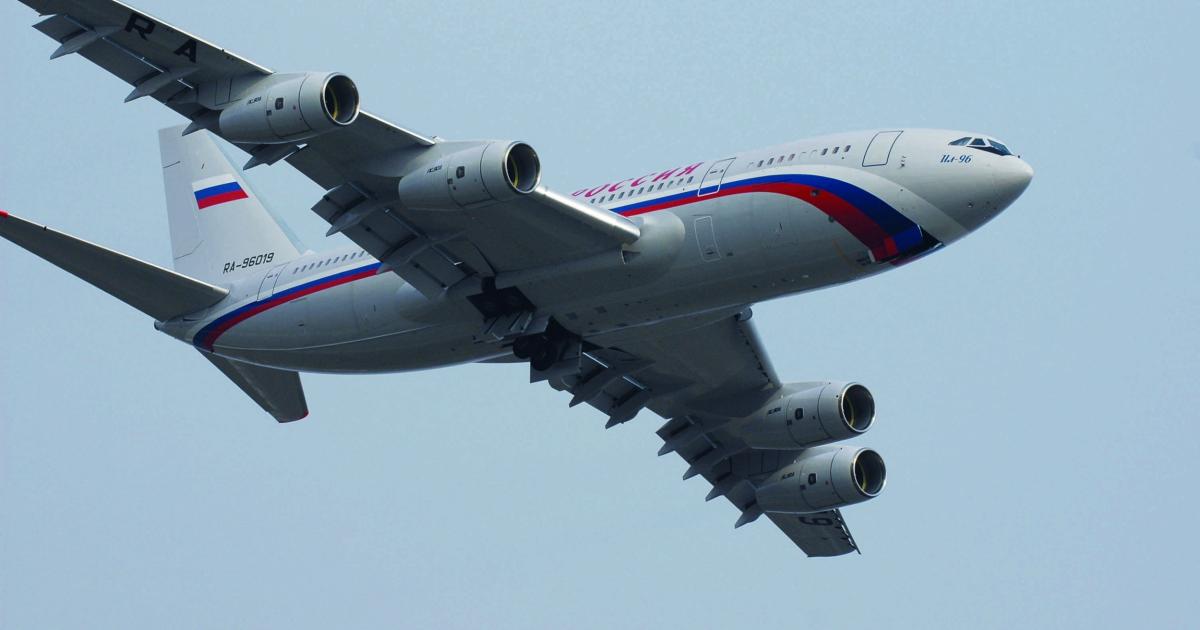 Russian Military and Government Take Surplus Il-96 Airliners