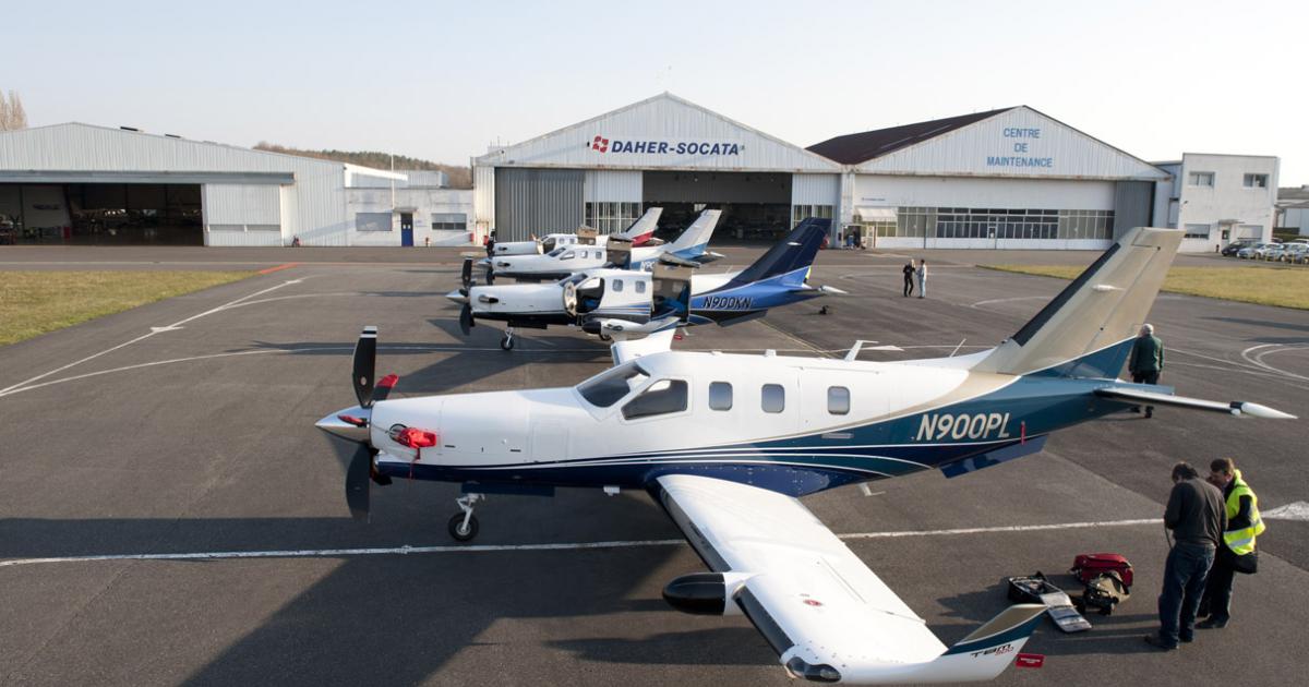 Last year Daher-Socata sold a company-record 64 aircraft and delivered 51. This marks the second-highest number of TBM turboprop singles delivered since 2008. (Photo: Daher-Socata)