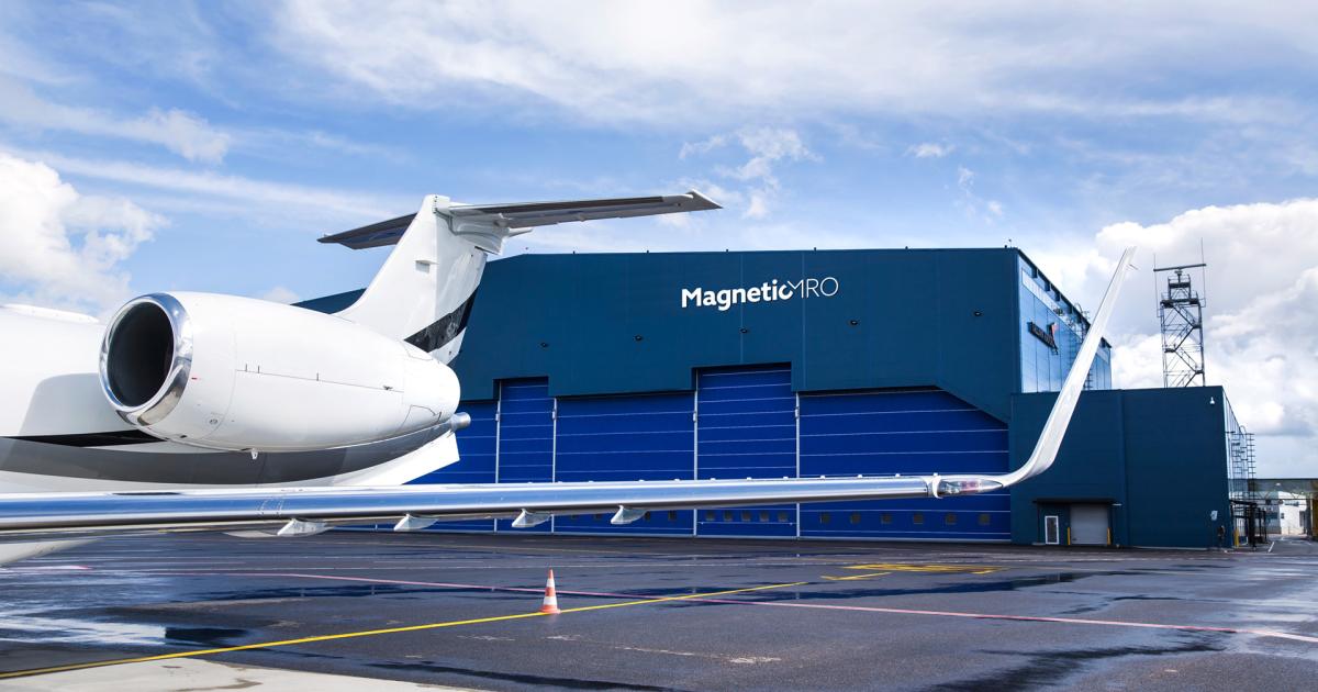 Magnetic MRO will be offering paint services including producing and certifying aircraft livery, technical markings and decals and interior refurbishment services.