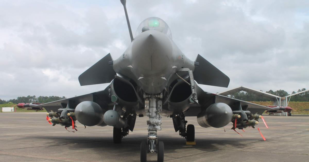 The all-French Rafale combat aircraft is heading for a first export sale, to Egypt. (Photo: Chris Pocock)