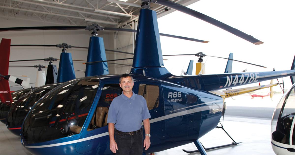 Patrick Cox, director of product support for Robinson Helicopter, grew up among machinists and engineers.