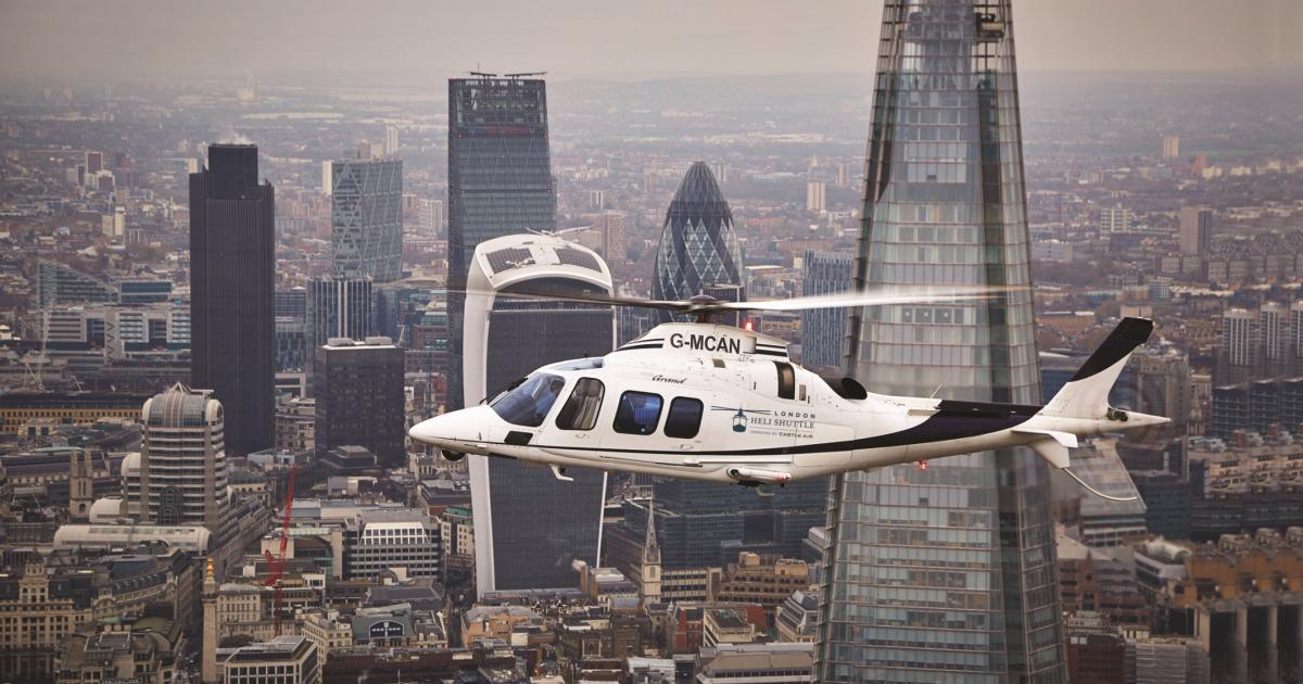 London Biggin Hill Airport unveiled a dedicated on-demand helicopter service that will ferry passengers to the London Heliport in Battersea in just six minutes.