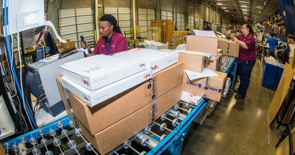 Airbus has ramped up the parts inventory at its Texas logistics center.
