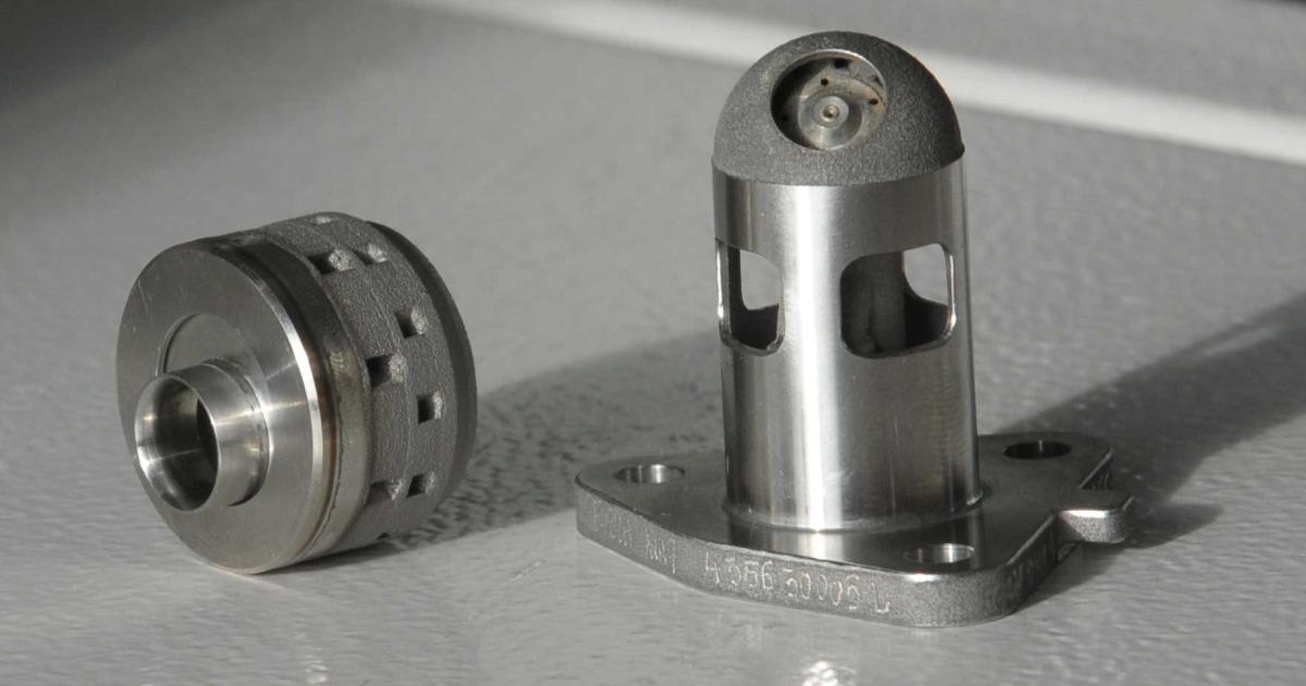The fusion laser machine at Turbomeca's Bordes, France facility will manufacture fuel injection nozzles made with selective laser melting techniques.