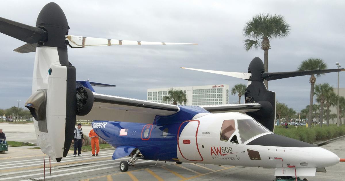 AgustaWestland has revealed that the AW609 will be built in Philadelphia, but (more important) production models are on track to deliver better-than-expected performance.