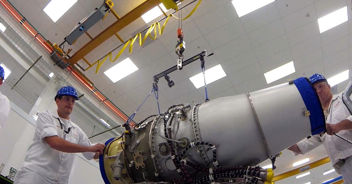GE Honda Aero Engines’ plant in Burlington, N.C., received an FAA production certificate for the HF120 engine that will power the HondaJet and other light business jets. (Photo: GE Honda Aero Engines)