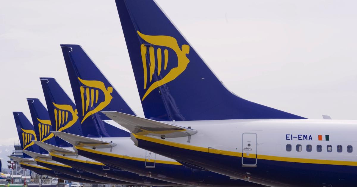 Ryanair's fleet of 300 Boeing 737s serve some 180 destinations throughout Europe, but substantial backlogs for long-haul airplanes suitable for low-fare transatlantic service will prevent the launch of flights to the U.S. for at least four years. (Photo: Ryanair) 