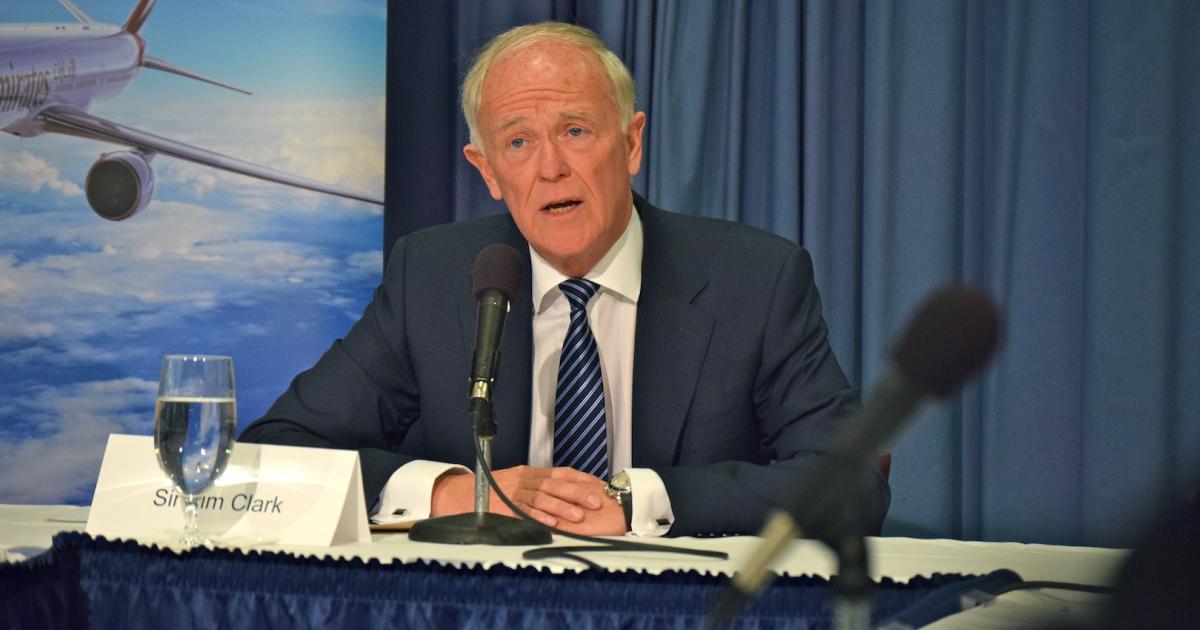 Emirates president Tim Clark said he expects an apology once the carrier disproves charges of improper subsidies. (Photo: Bill Carey)