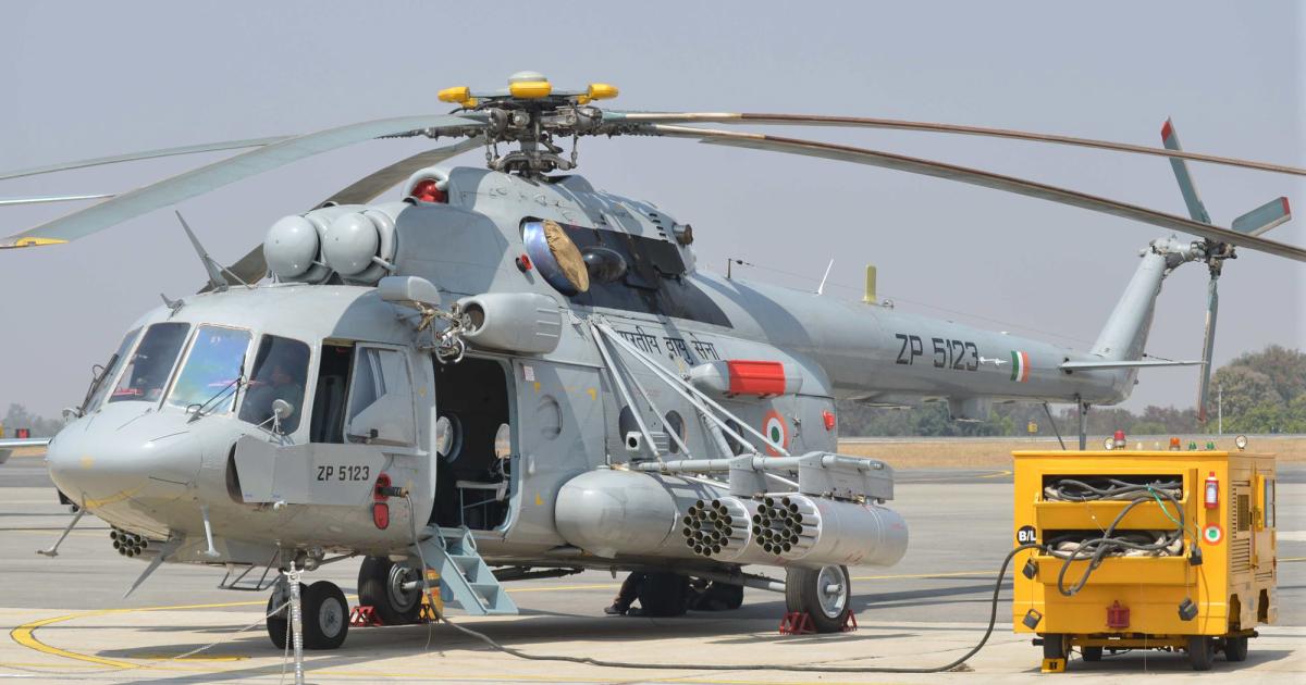 The Indian Air Force has ordered 151 Mil Mi-17V5s from Russian Helicopters since 2008. (Photo: Vladimir Karnozov)