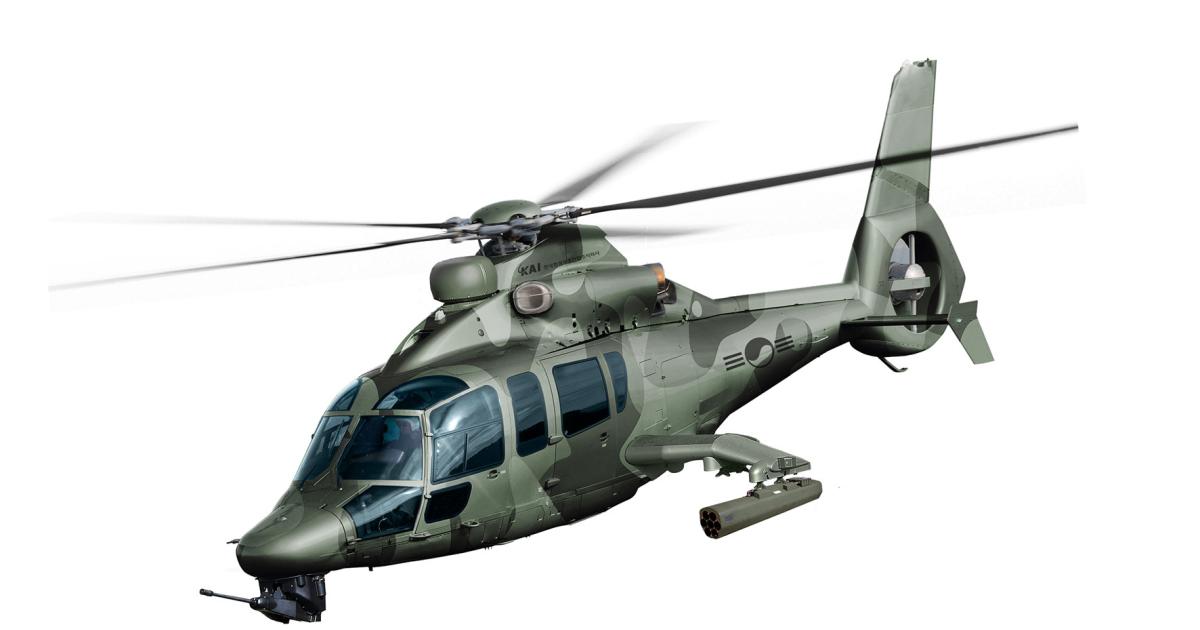Airbus will be developing a light armed helicopter for South Korea. (Rendering: Airbus Helicopters)