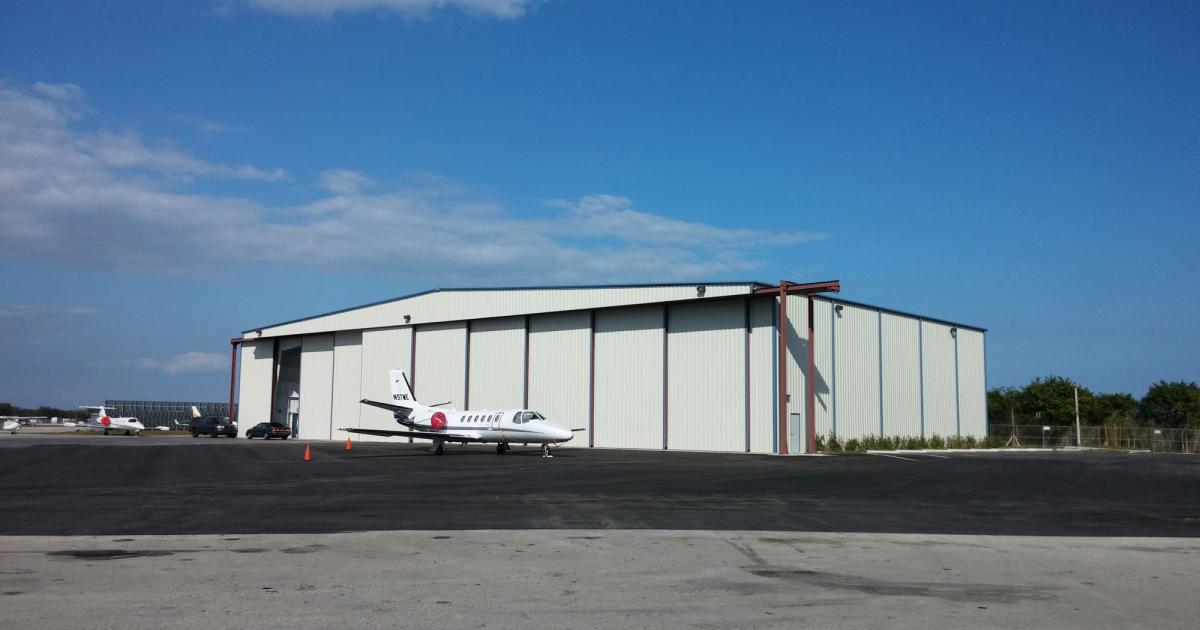Lotus Aviation has added a 12,600-sq-ft hangar that it will use exclusively for interior removal and reinstallation.