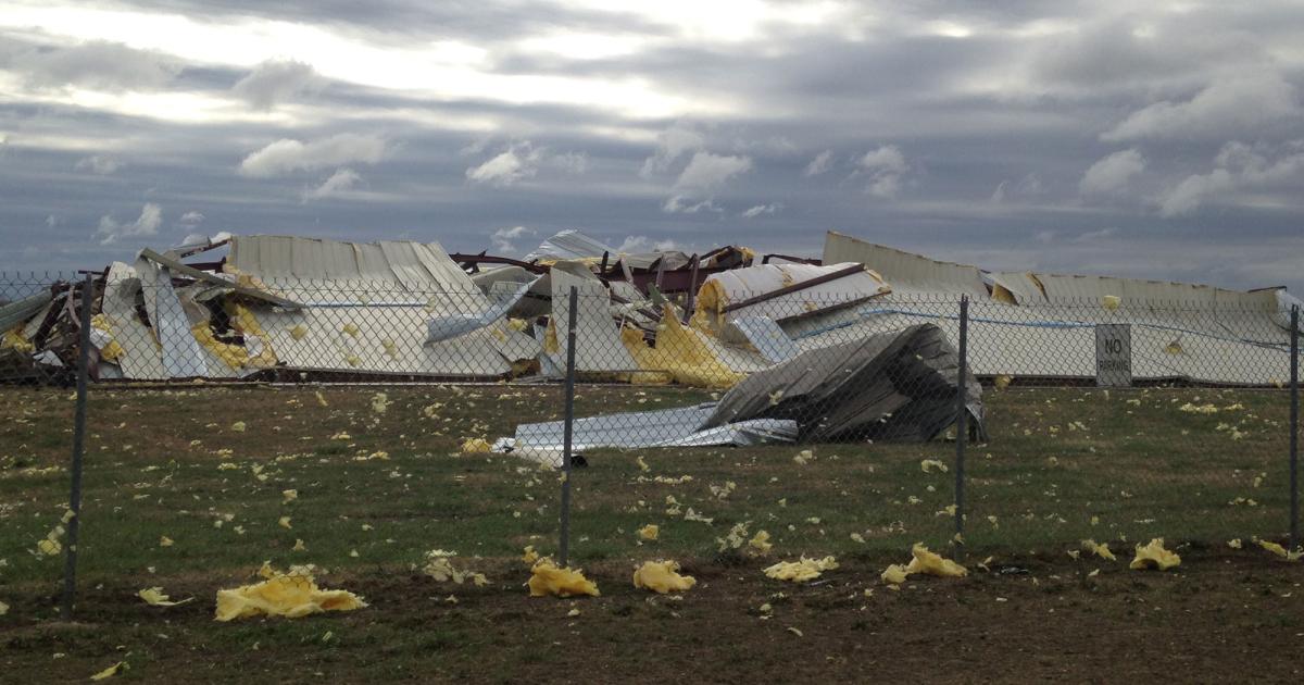 Six aircraft still remain trapped under the wreckage of a 15,000-sq-ft hangar that collapsed at Wichita Col. James Jabara Airport early Friday morning, as the city was lashed by a windstorm that brought more than 100 mile-per-hour gusts. Among the aircraft pinned is a King Air 350 belonging to fractional operator Executive AirShare.