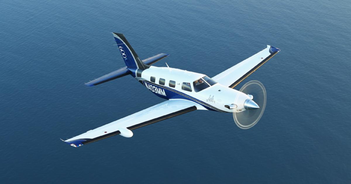 Piper's new M600 aircraft is due to complete certification in the fourth quarter of 2015. (Photo: Jim Barrett Photography)