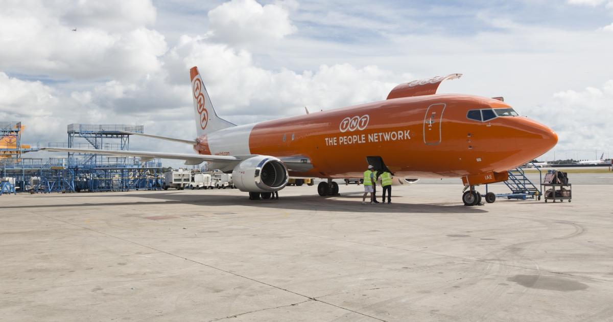 FedEx must divest the TNT Express aircraft fleet if it acquires the Dutch package delivery carrier. (Photo: TNT)