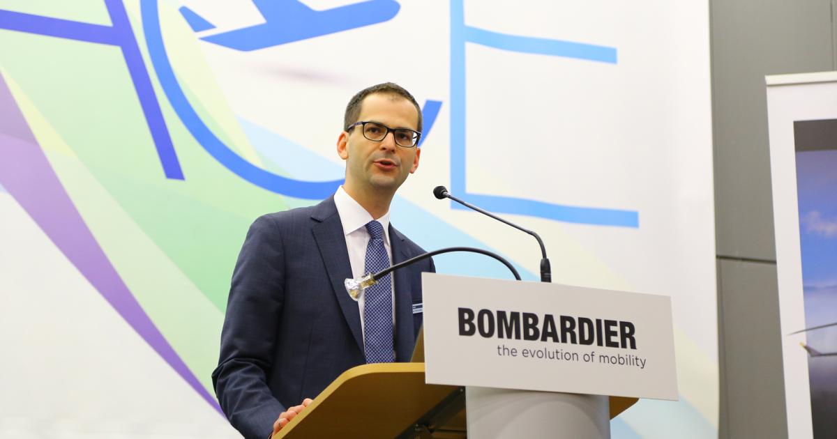 Jean-Christophe Gallagher, Bombardier VP strategy and marketing