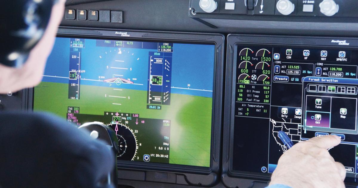 The front office of Textron Aviation’s Beechcraft King Air series has taken a giant step forward, and it’s the pilots’ fingers that are doing the walking.Touchscreen technology from Rockwell Collins’s Pro Line Fusion will add value to the already stalwart line of twin turboprops.