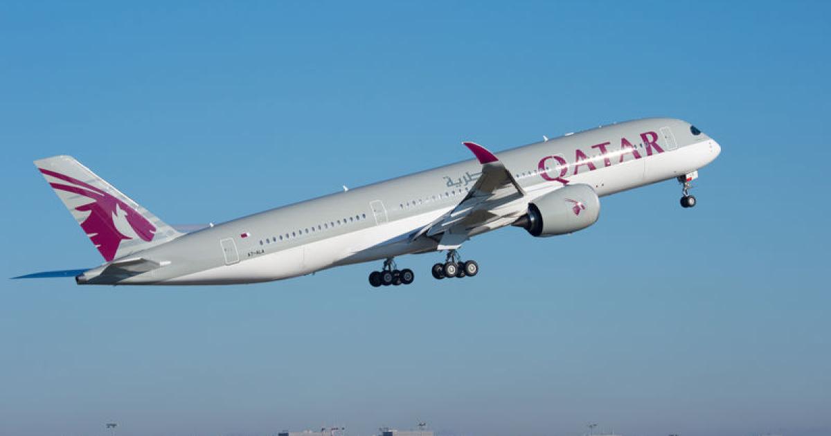 Airbus delivered the first Airbus A350 to Qatar Airways on December 22. (Photo: Airbus)