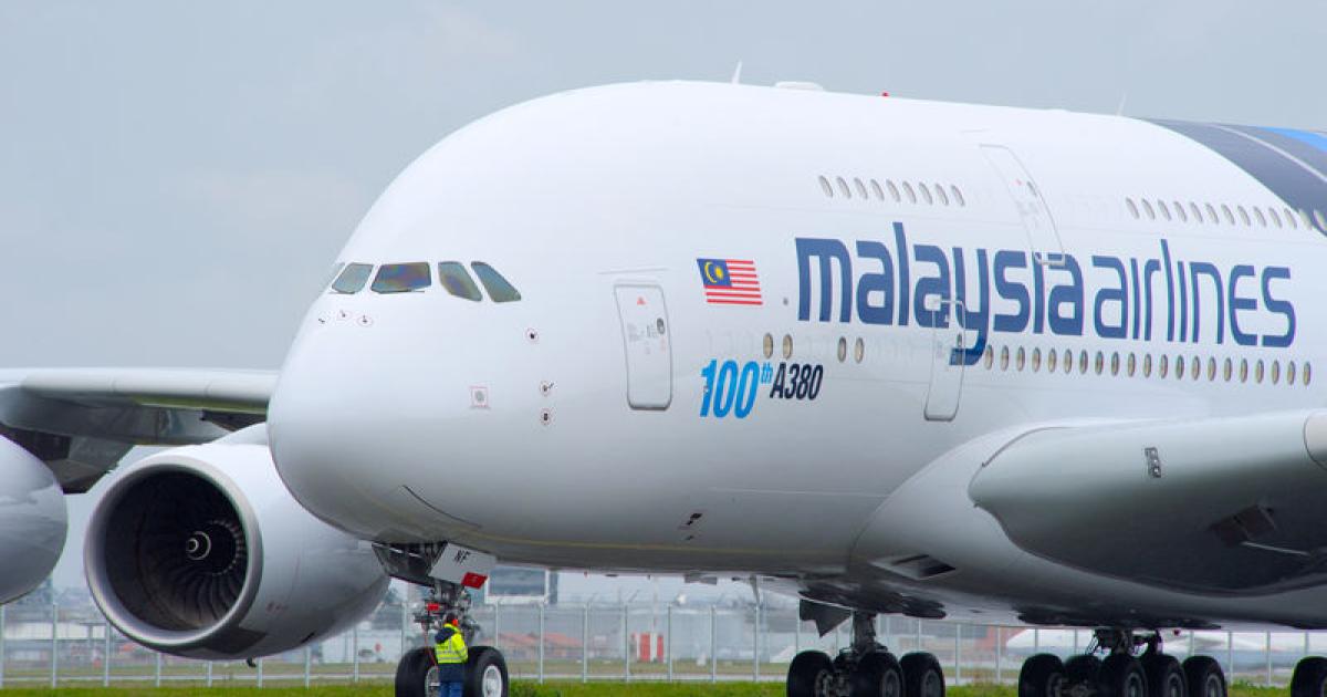 Malaysia Airlines took the first of six Airbus A380s in May 2012. (Photo: Airbus)