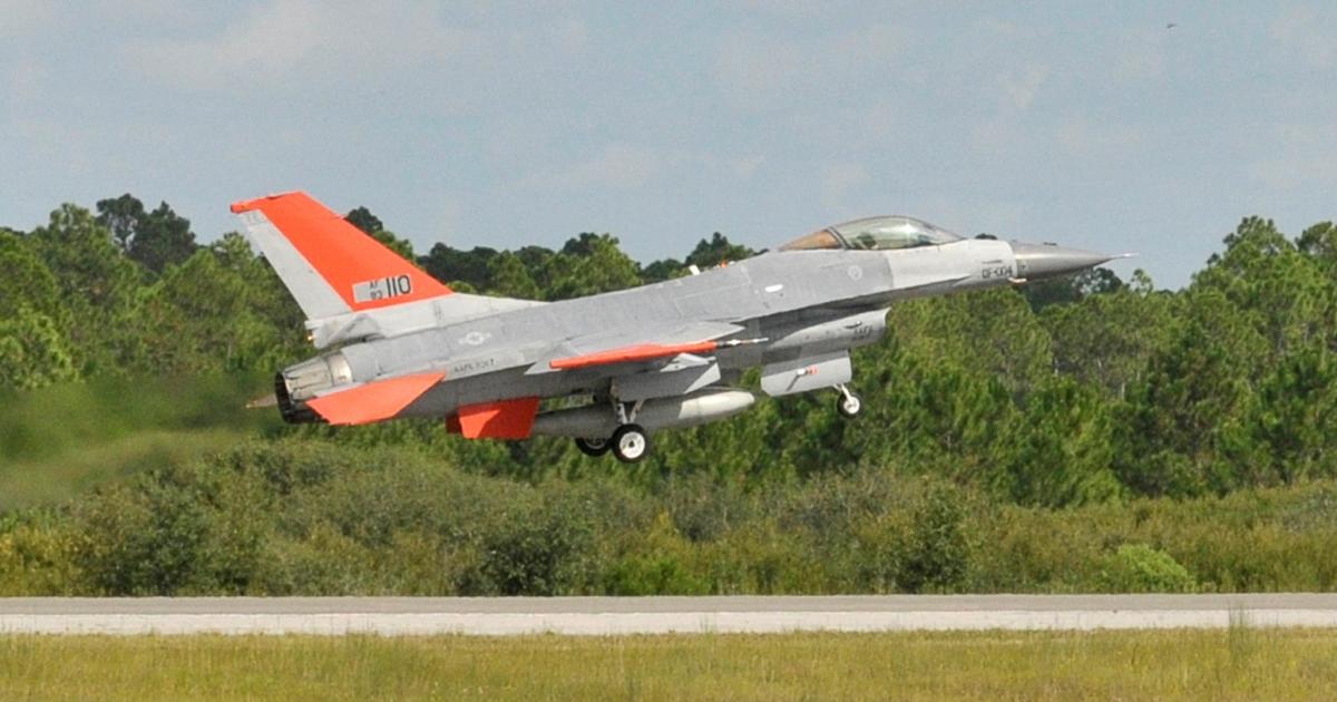 Boeing said its work on the QF-16 full-scale aerial target helped start its F-16 upgrade effort. (Photo: U.S. Air Force)