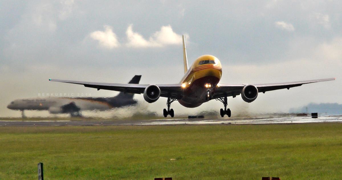 A DHL Boeing 767 freighter takes off from San Jose, Costa Rica. (Photo: Flickr: <a href="http://creativecommons.org/licenses/by-sa/2.0/" target="_blank">Creative Commons (BY-SA)</a> by <a href="http://flickr.com/people/44073224@N04" target="_blank">berkuspic</a>)