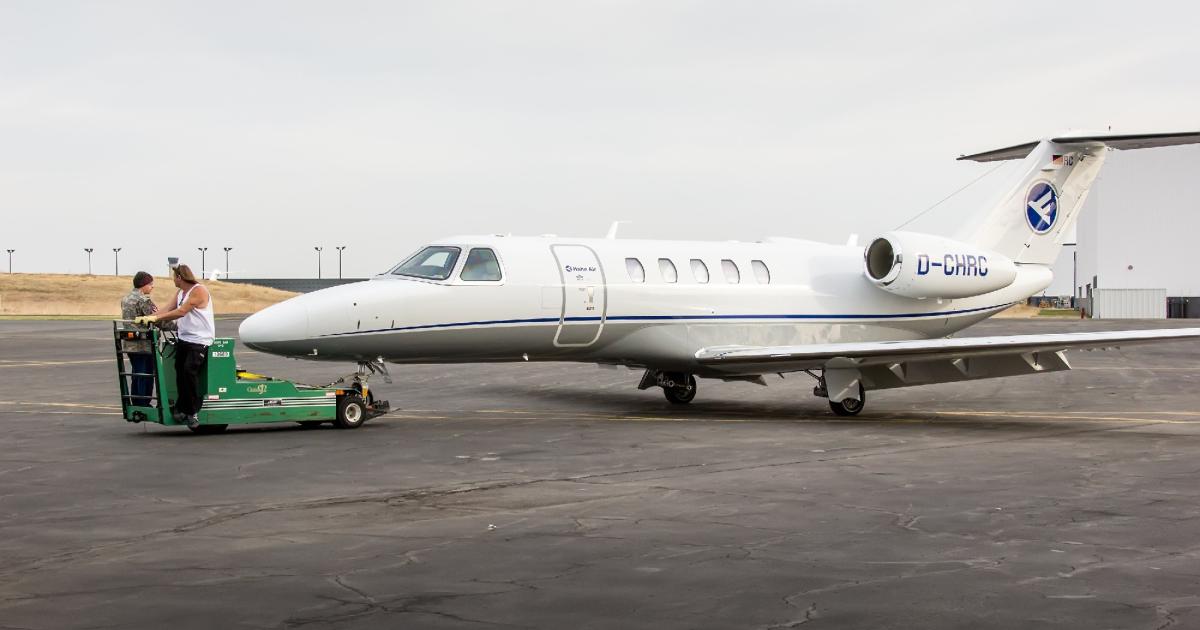 German carrier Hahn Air's CJ4s are the first Citation business jets to be used for airline service.