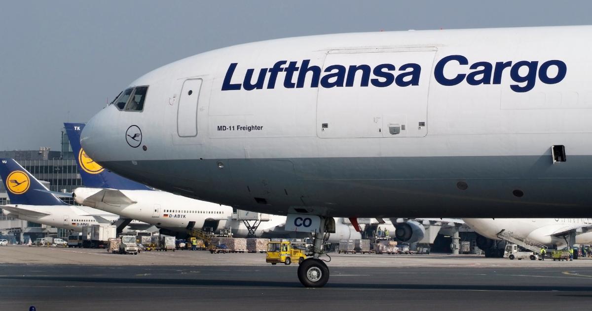 Lufthansa Cargo flies 14 MD-11 freighters. (Photo: Lufthansa Group)