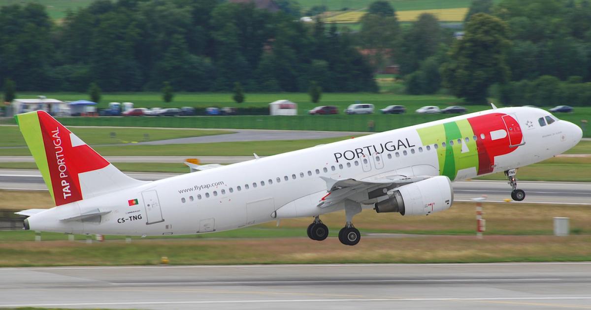 A TAP Air Portugal Airbus A320 takes off from Zurich. (Photo: Flickr: <a href="http://creativecommons.org/licenses/by-sa/2.0/" target="_blank">Creative Commons (BY-SA)</a> by <a href="http://flickr.com/people/aero_icarus" target="_blank">Aero Icarus</a>)