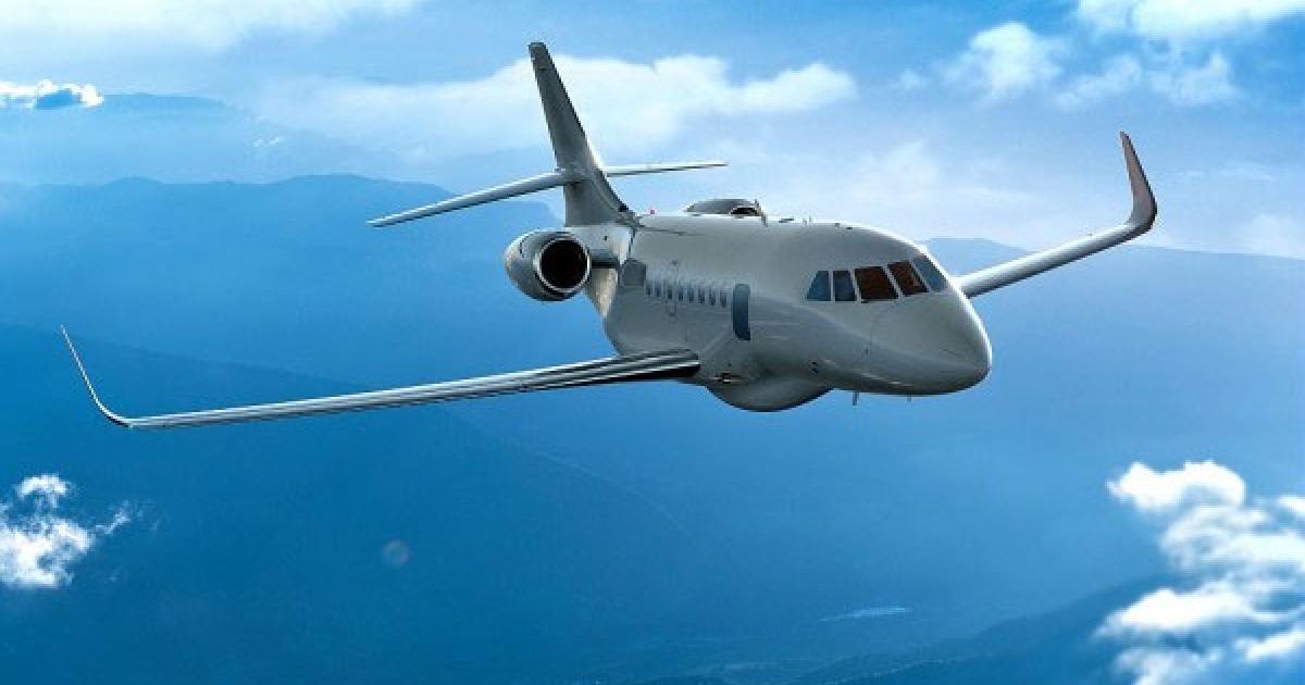 The latest maritime surveillance version of Dassault’s business jet line is based on the Falcon 2000LXS. (Photo: Dassault Aviation)