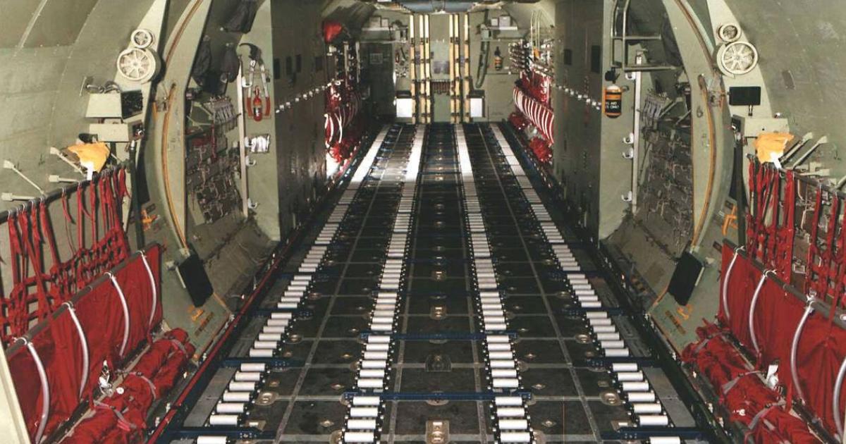 The C-130J Rear Cabin Trainer is a faithful reproduction of the cargo hold, complete with working systems.