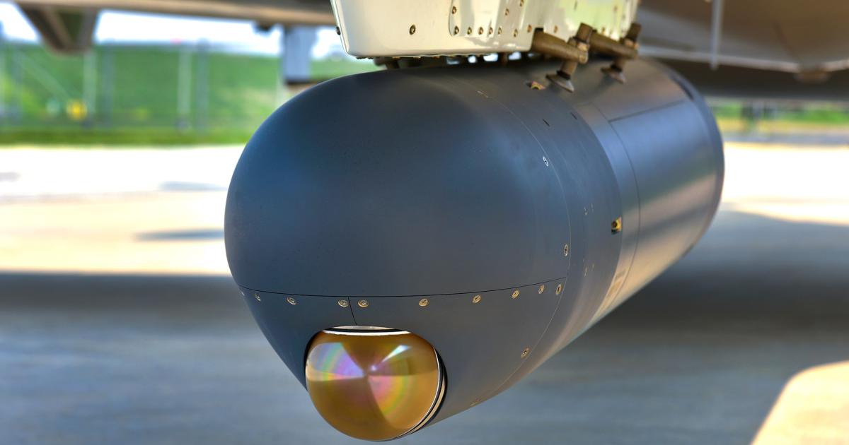 The OpenPod will be capable of employing multiple, interchangeable sensors, including an IRST system. (Photo: Northrop Grumman)