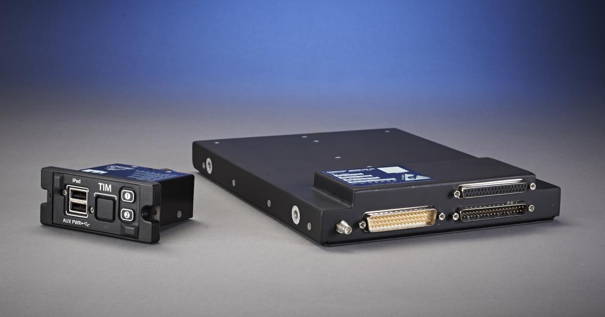 The Aircraft Interface Device accepts data from multiple aircraft systems. (Photo: UTC Aerospace Systems)