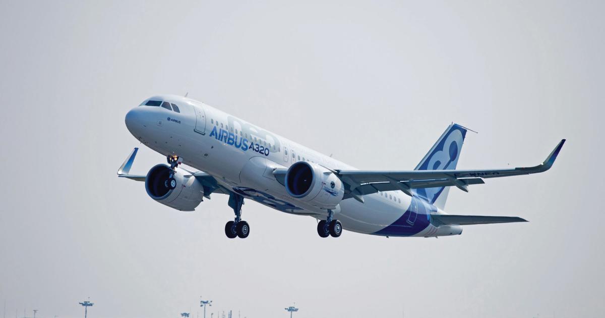 Pratt & Whitney PW1100Gs power the first two Airbus A320neos. (Photo: Airbus)