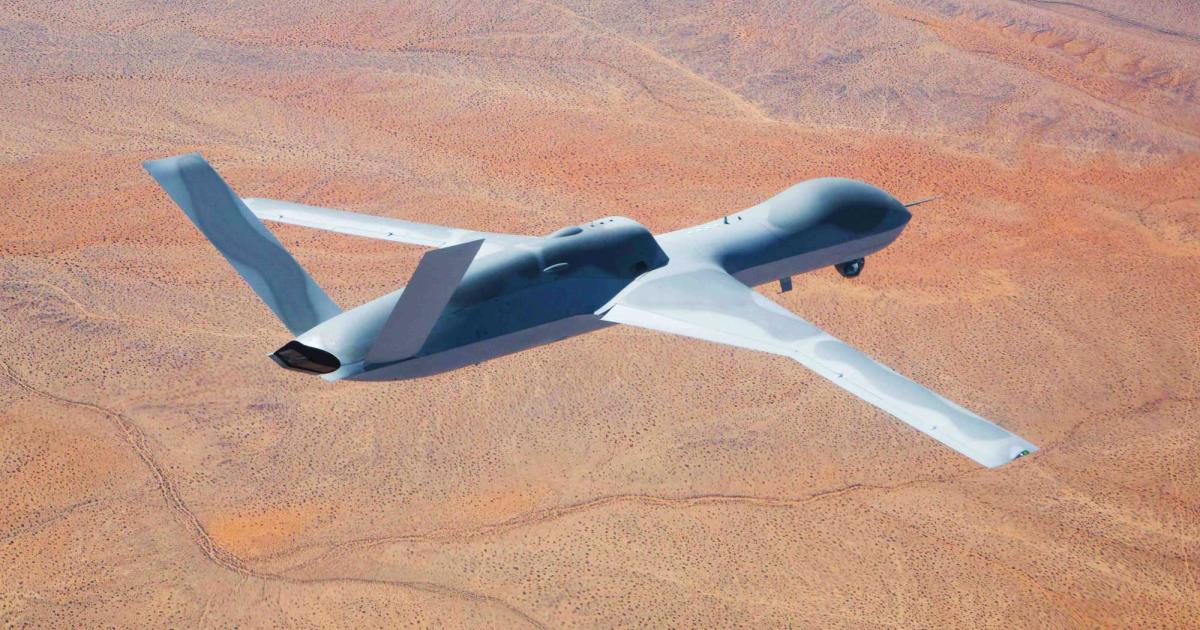 The jet-powered and stealthy Predator-C has been deployed by the U.S. on a classified program, and is also proposed by GA-ASI for the US Navy UCLASS requirement. (Photo: GA-ASI)