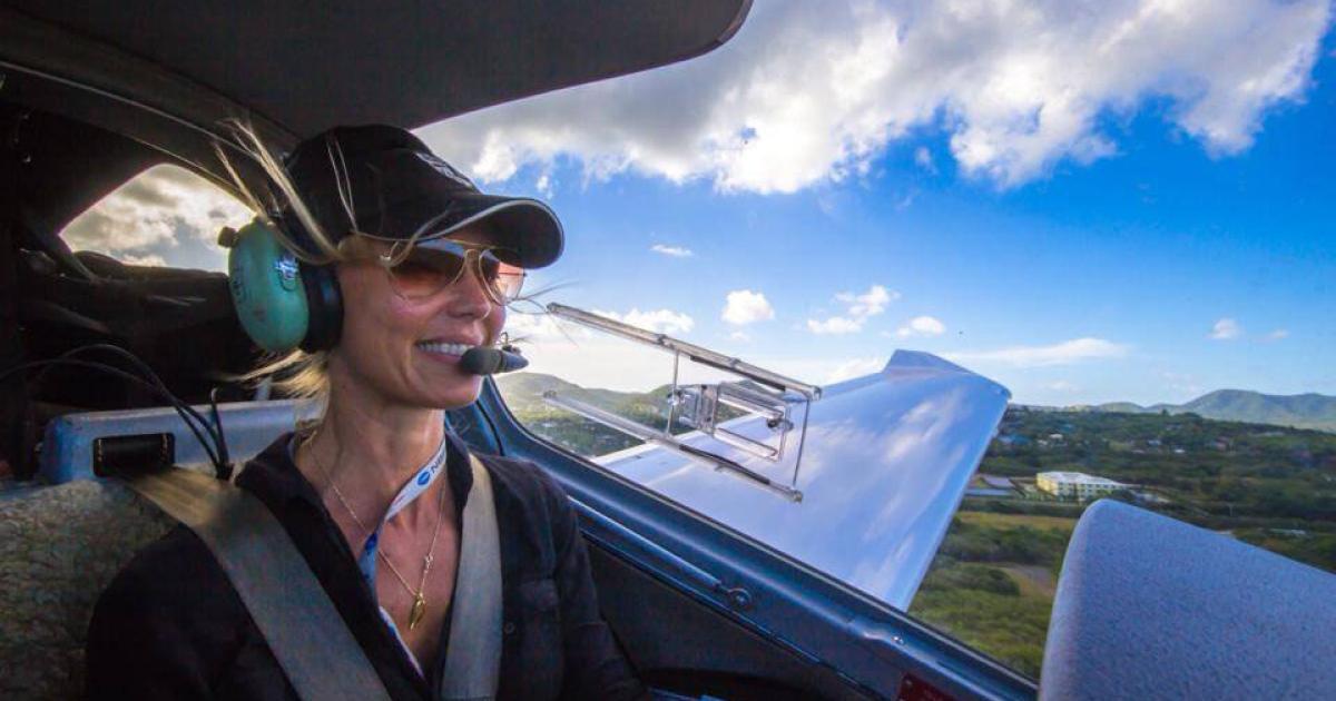 Fiona Horne is on her way to becoming a tour pilot for St. Croix-based charter provider and FBO Bohlke International Airways. (Photo: Steve Friedman)
