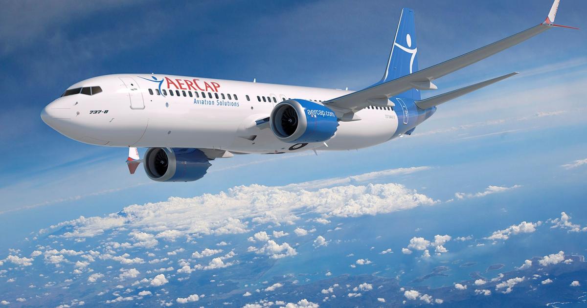 Dutch leasing company AerCap placed an order for 100 Boeing 737 Max 8s. (Image: Boeing)