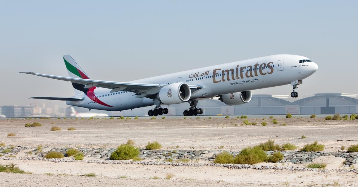The three main Persian Gulf carriers, including Dubai's Emirates Airline, have found themselves fighting for what they consider fair access to U.S. and European markets. (Photo: Boeing) 
