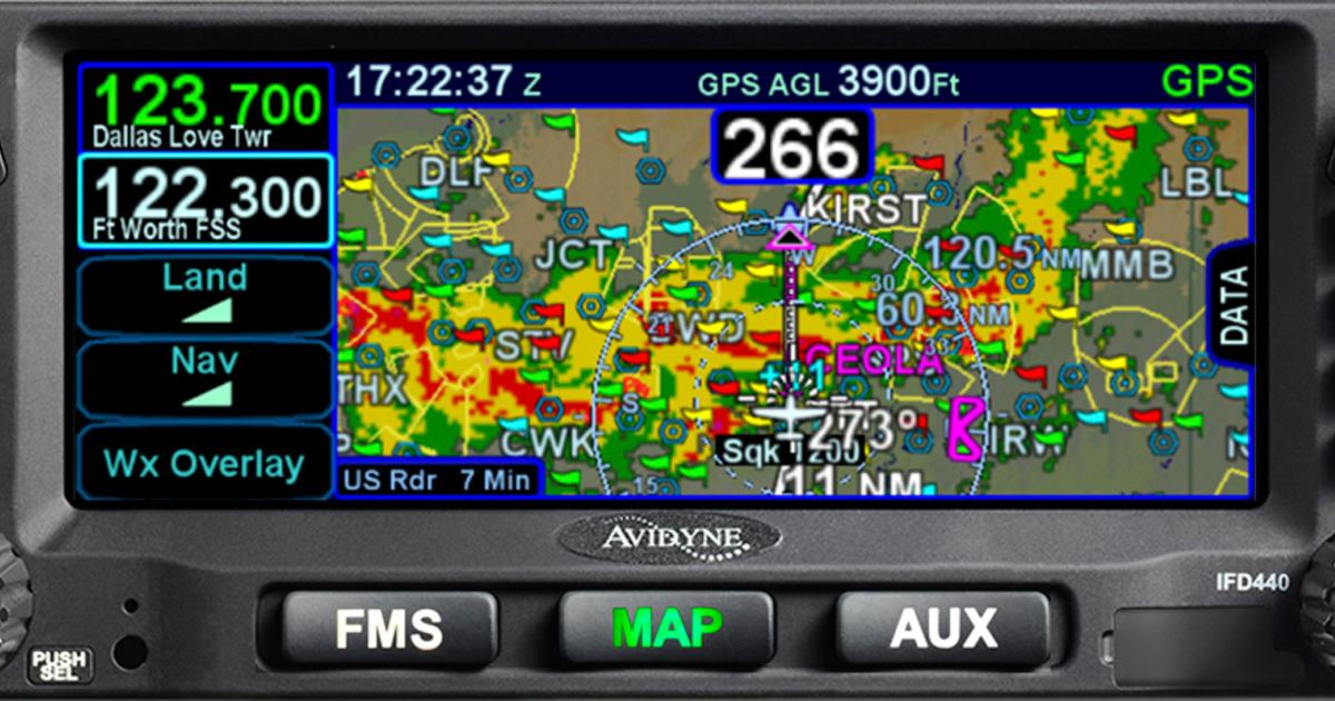 Jeppesen’s Services Suite bundled data package is now available for Avidyne’s recently certified IFD440 navigator.