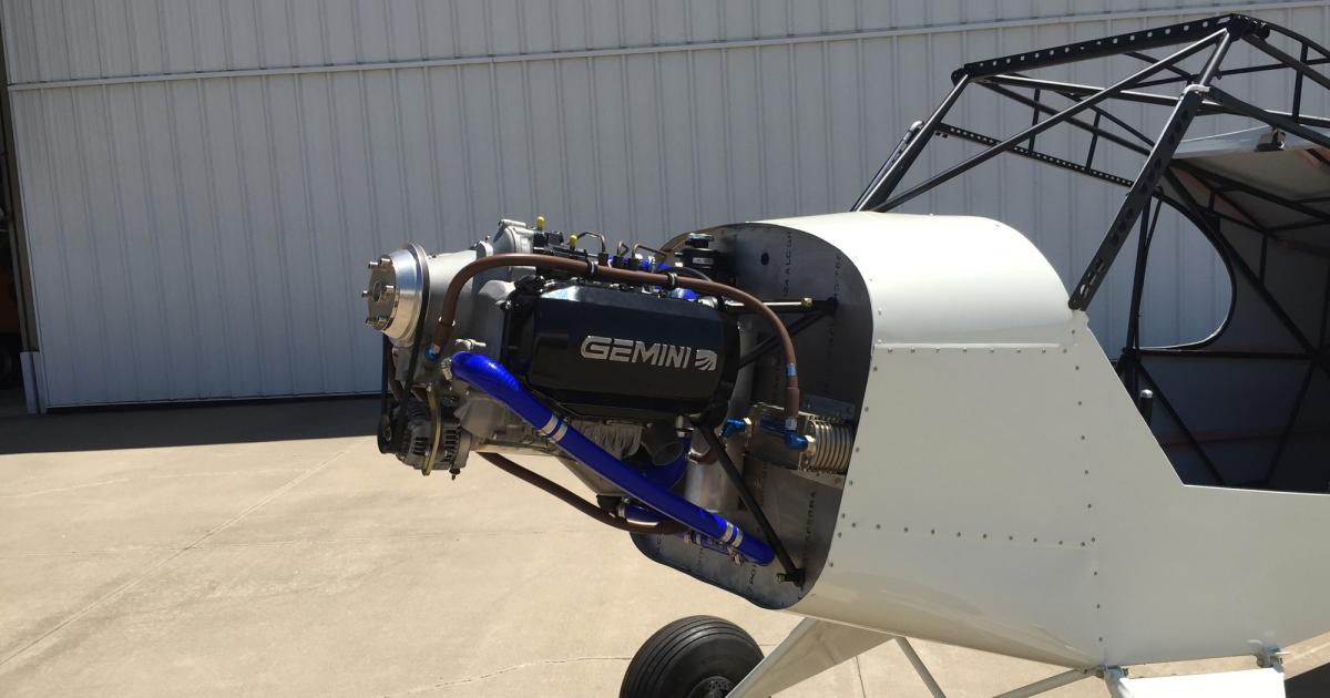 Legend Aircraft has selected the Superior Air Parts Gemini diesel engine as a factory option for the Legend Cub light sport aircraft. (Photo: Matt Thurber)