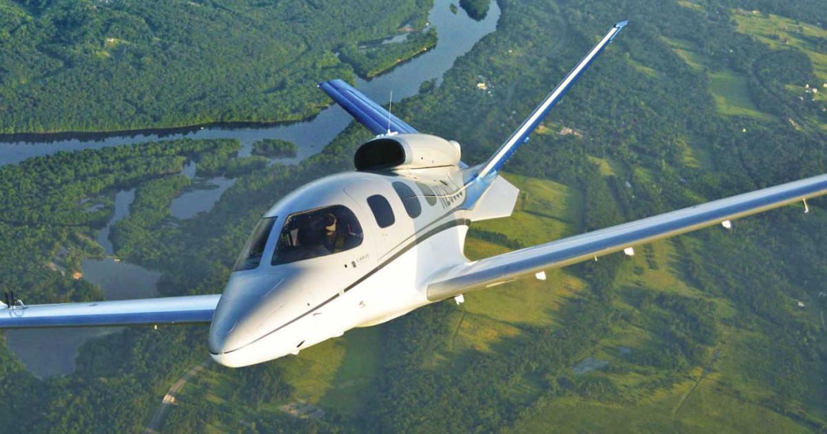 Cirrus expects to receive U.S. certification of its single-engine SF50 Vision jet by year end, with deliveries to start soon after.