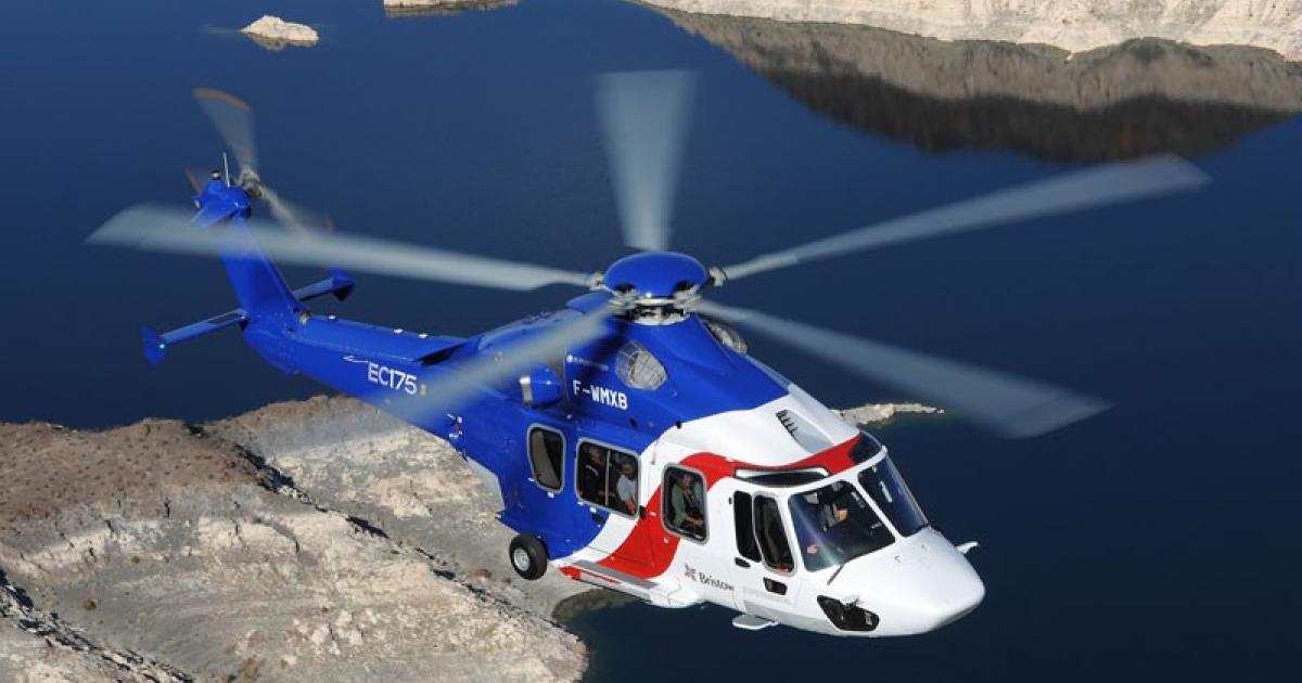 Even though it reported a $3.3 million loss in the second quarter, Bristow said select new aircraft deliveries, particularly super-medium helicopters such the Airbus H175, would continue even in this more cost-conscious environment as those aircraft provide customers with “right-sizing” flexibility and offer lower operating costs. (Photo: Airbus Helicopters)