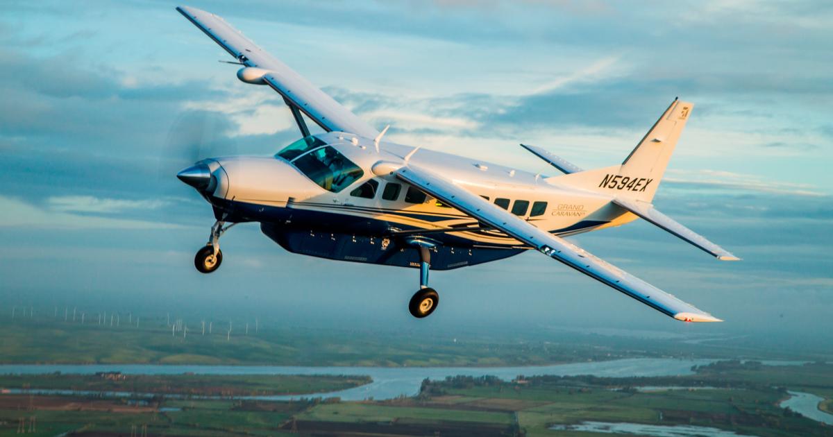 Air Choice One operates a fleet of Cessna Grand Caravans and is adding two Grand Caravan EXs, shown. (Photo: Textron Aviation)