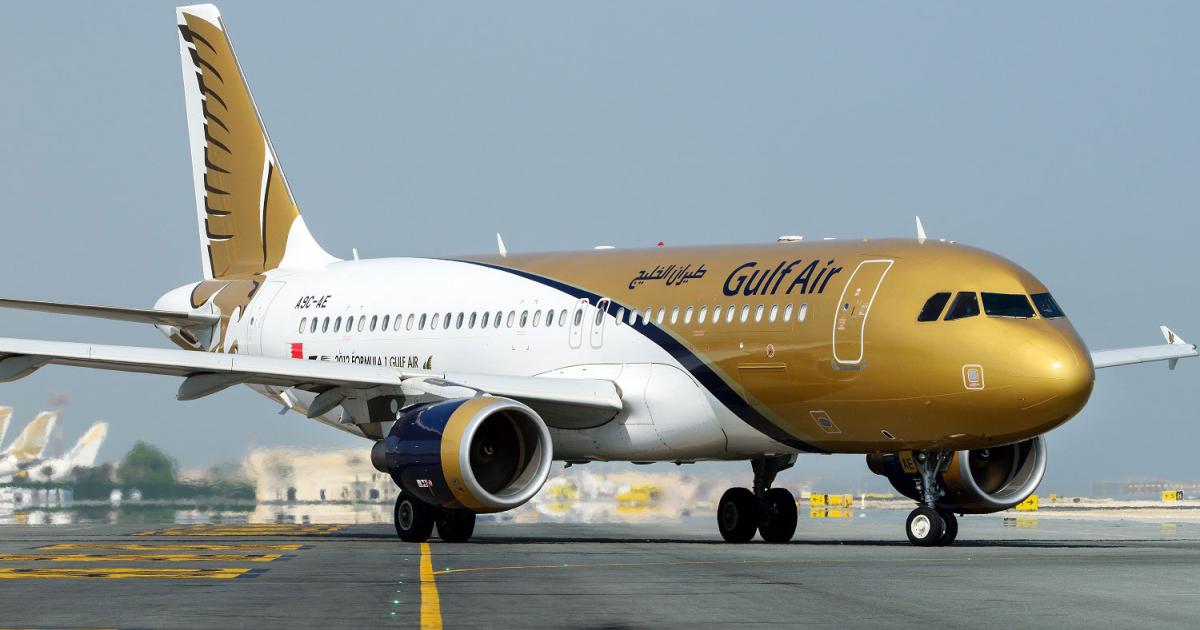 Gulf Air's fleet now consists only of Airbus jets but it holds orders for Bombardier CSeries CS100s and Boeing 787-8s. (Photo: Gulf Air)