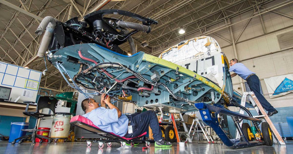 An AS350 BA AStar belonging to the Lee County Sheriff’s Office recently underwent its 12-year inspection at the Airbus Helicopters Grand Prairie, Texas facility.