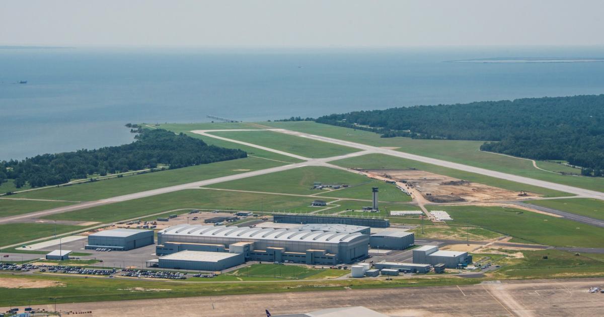 Airbus's Mobile assembly facility sits on a 116-acre plot of land adjacent to Mobile Bay. (Photo: Airbus) 