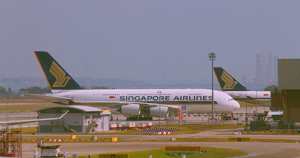 Poor visibility at Singapore Changi International Airport has prompted the country's civil aviation authority to order increased spacing between departing and landing aircraft. (Photo: Flickr: <a href="http://creativecommons.org/licenses/by/2.0/" target="_blank">Creative Commons (BY)</a> by <a href="http://flickr.com/people/themarinegeek" target="_blank">RM Bulseco</a>) 
